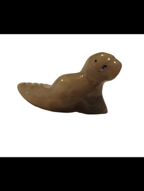 Marble Seal Figurine - Brown